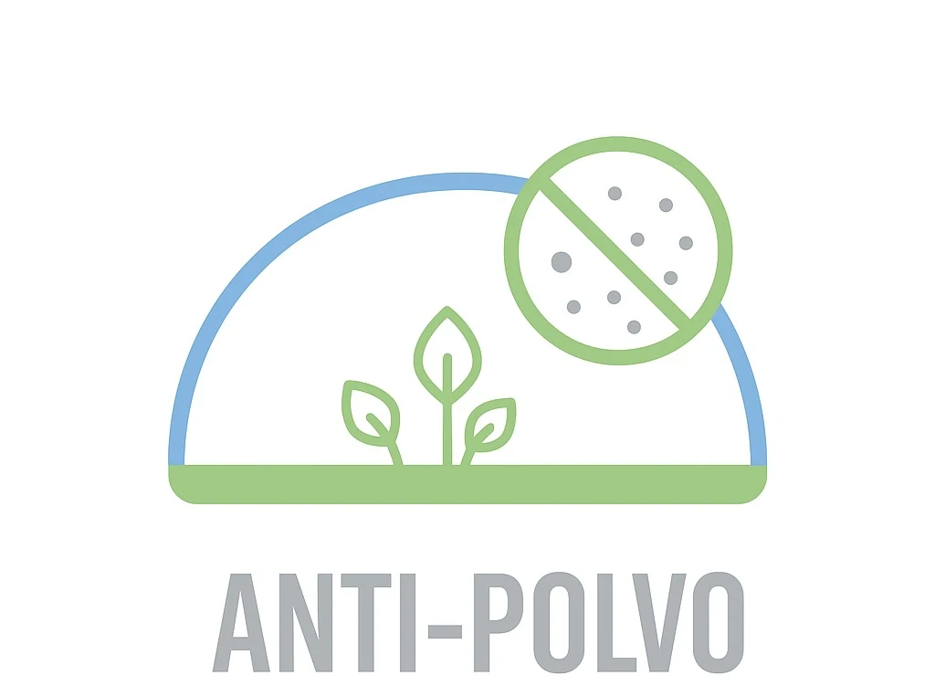 Antipolvo: Impide adherencia de polvo.