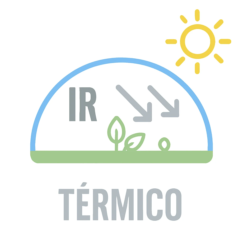 Térmicas: Paso de los rayos solares y evita disipación de calor.